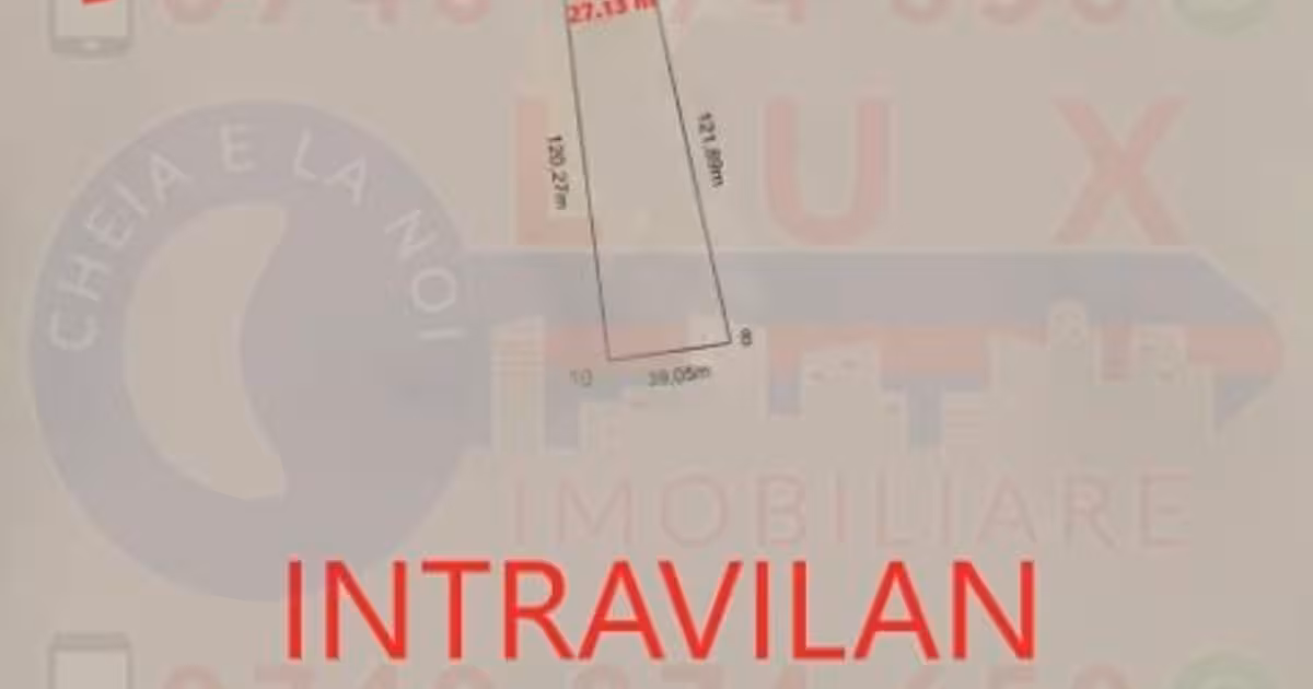 Teren Construcții intravilan de vânzare de 4000 mp, în zona Vest, Tulcea