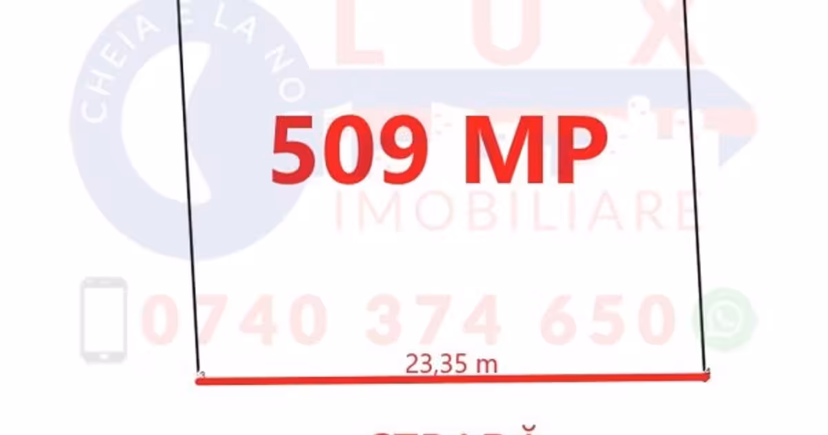 Teren Construcții intravilan de vânzare de 509 mp, în zona Vest, Tulcea