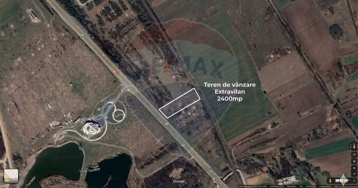 Teren agricol extravilan de vânzare de 2400 mp, în Mohu