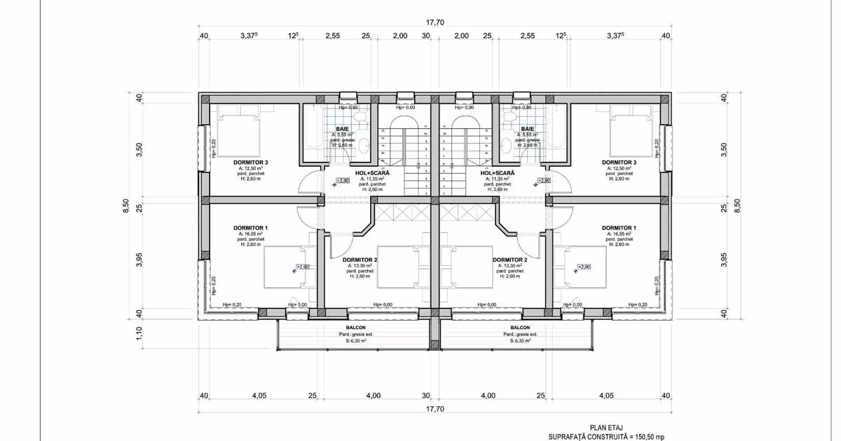 Duplex de vânzare cu 3 camere în Râșnov