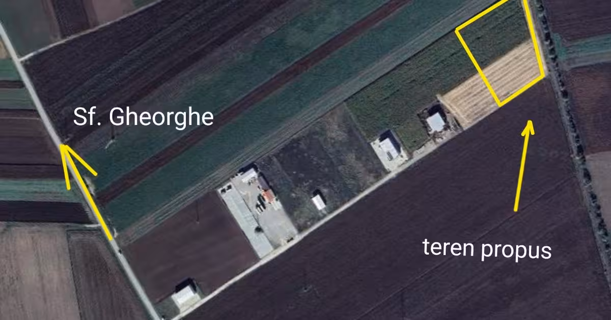 Teren Construcții intravilan de vânzare de 13200 mp, în Ozun