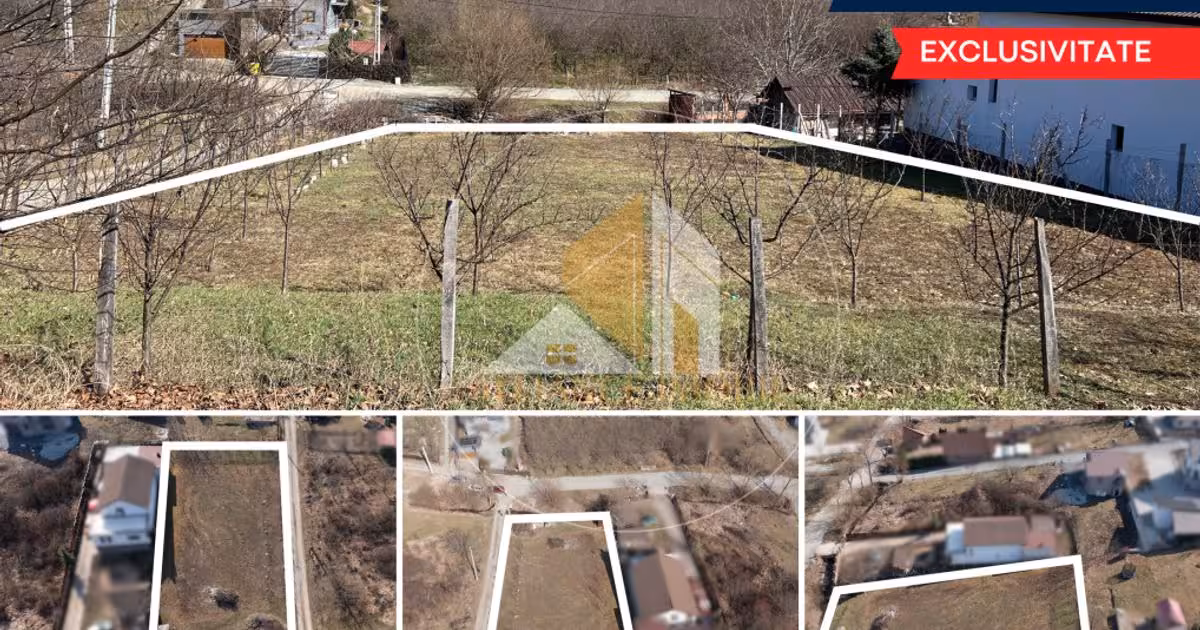 Teren Construcții intravilan de vânzare de 1200 mp, în zona Nord-Vest, Bistrița