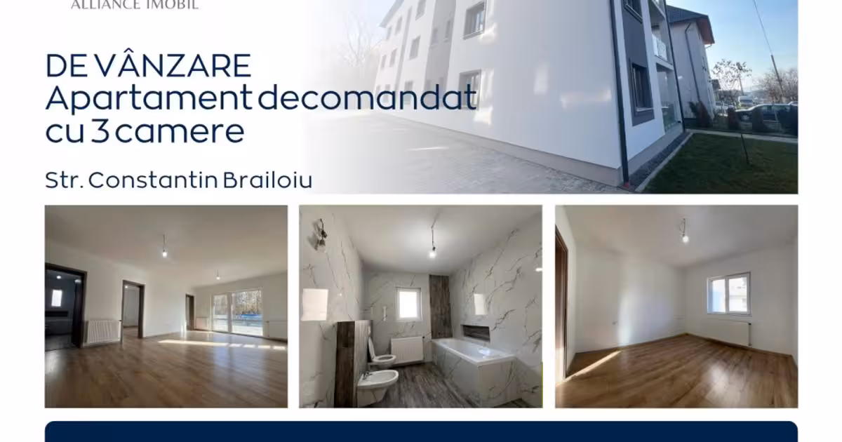 Apartament de vânzare cu 4 camere în zona Sud, Bistrița