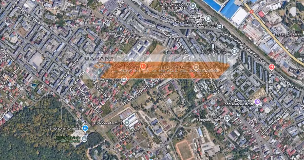 Teren Construcții intravilan de vânzare de 2130 mp, în zona Găvana 3, Pitești
