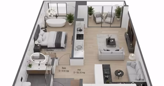 Apartament Exterior Nord