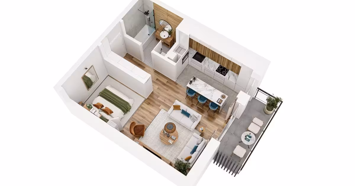 Apartament de vânzare cu 2 camere în Baciu