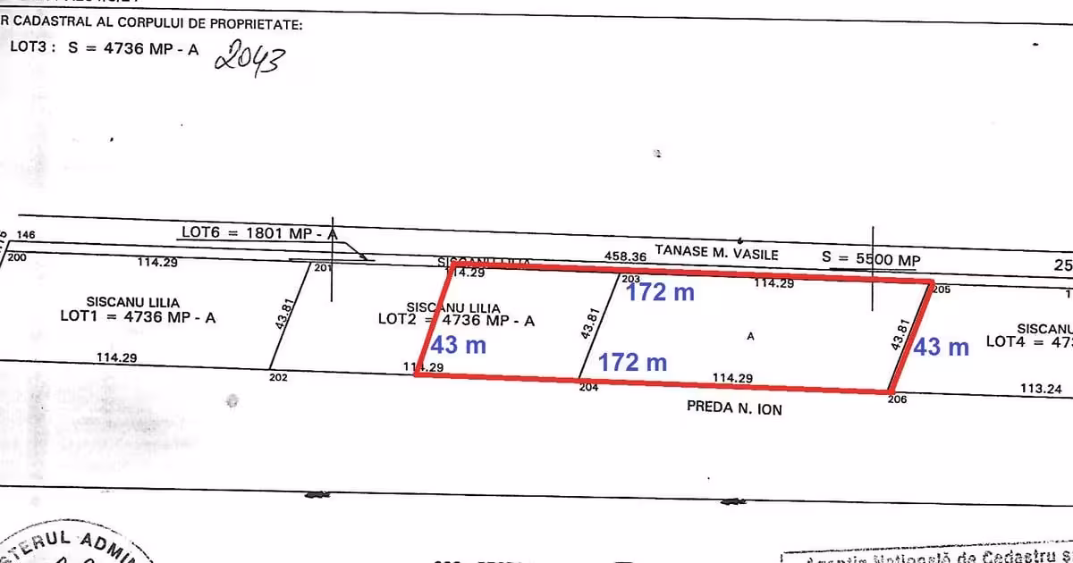 Teren agricol extravilan de vânzare de 7500 mp, în Ungureni (Butimanu)