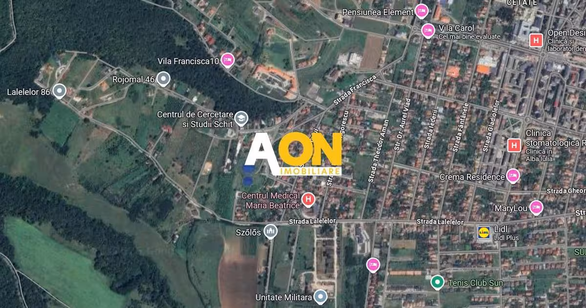 Teren agricol intravilan de vânzare de 982 mp, în zona Cetate, Alba Iulia