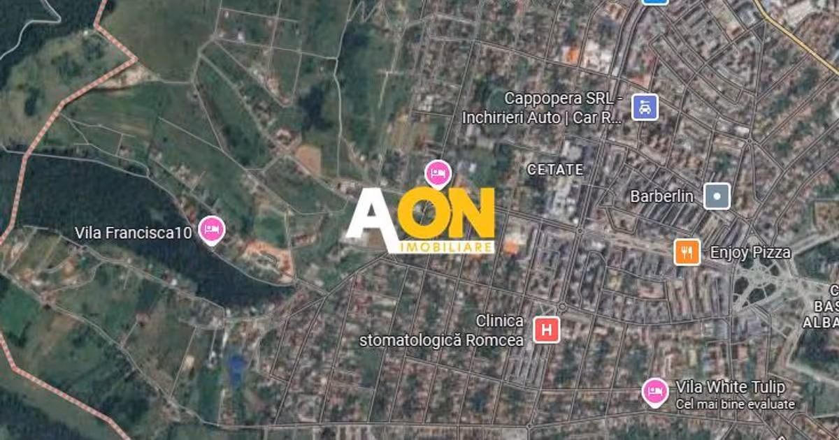 Teren agricol intravilan de vânzare de 1068 mp, în zona Cetate, Alba Iulia