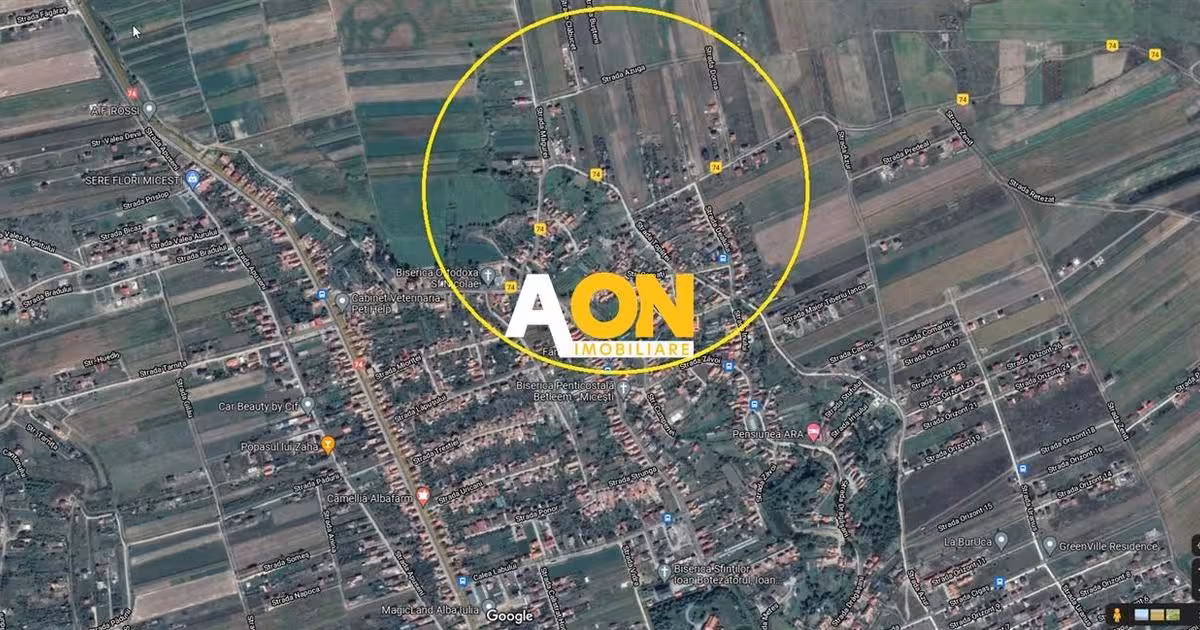 Teren Construcții intravilan de vânzare de 1385 mp, în zona Micești, Alba Iulia