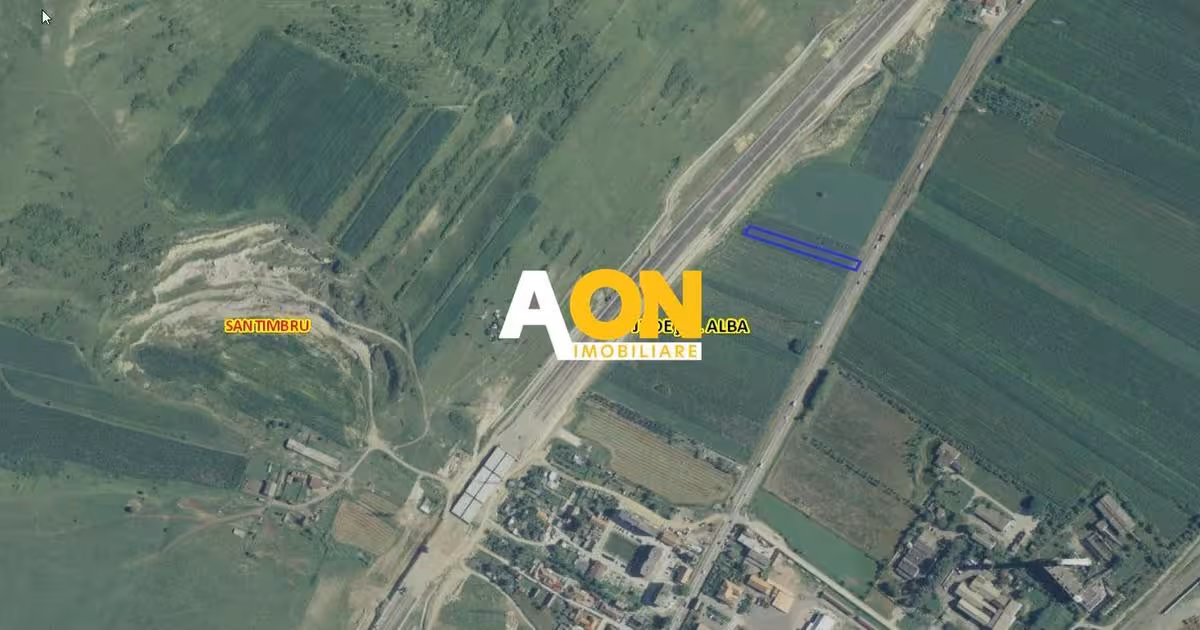 Teren agricol extravilan de vânzare de 1868 mp, în Sântimbru