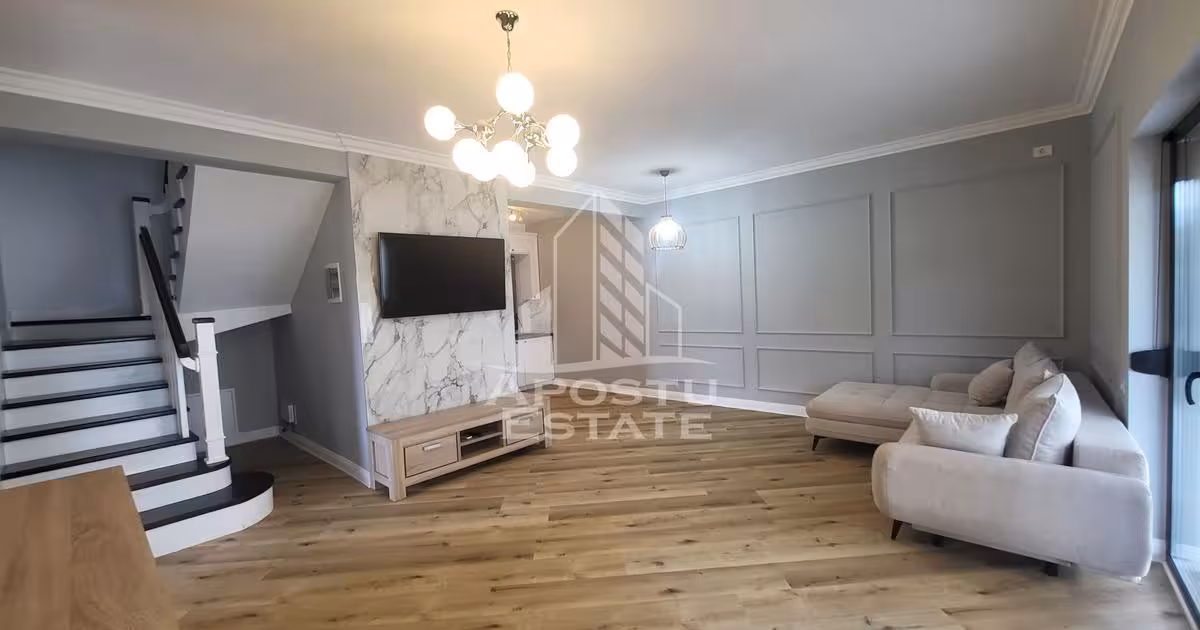 Duplex de vânzare cu 5 camere, mobilat în Dumbrăvița