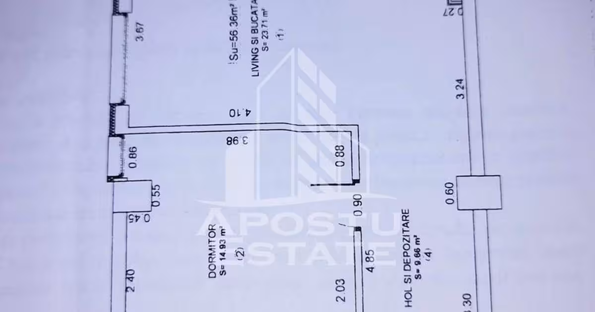 Apartament de vânzare cu 2 camere, mobilat în zona Soarelui, Timișoara