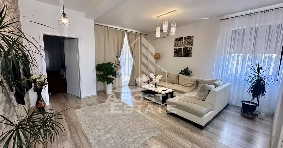 Duplex de vânzare cu 5 camere, mobilat în Giroc