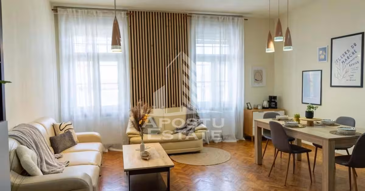 Apartament de vânzare cu 2 camere, mobilat în zona P-ța Victoriei, Timișoara