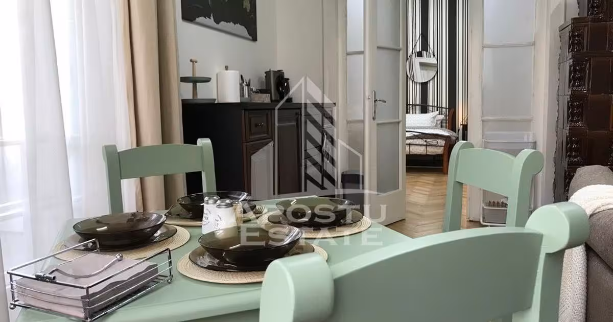 Apartament de vânzare cu 3 camere, mobilat în zona Ultracentral, Timișoara