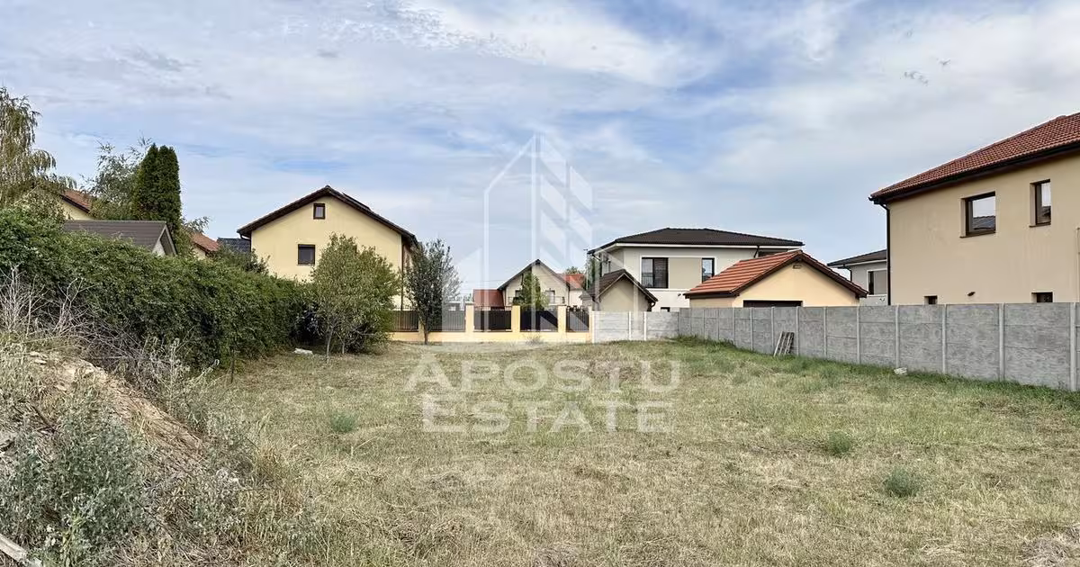 Teren Construcții intravilan de vânzare de 774 mp, în Dumbrăvița