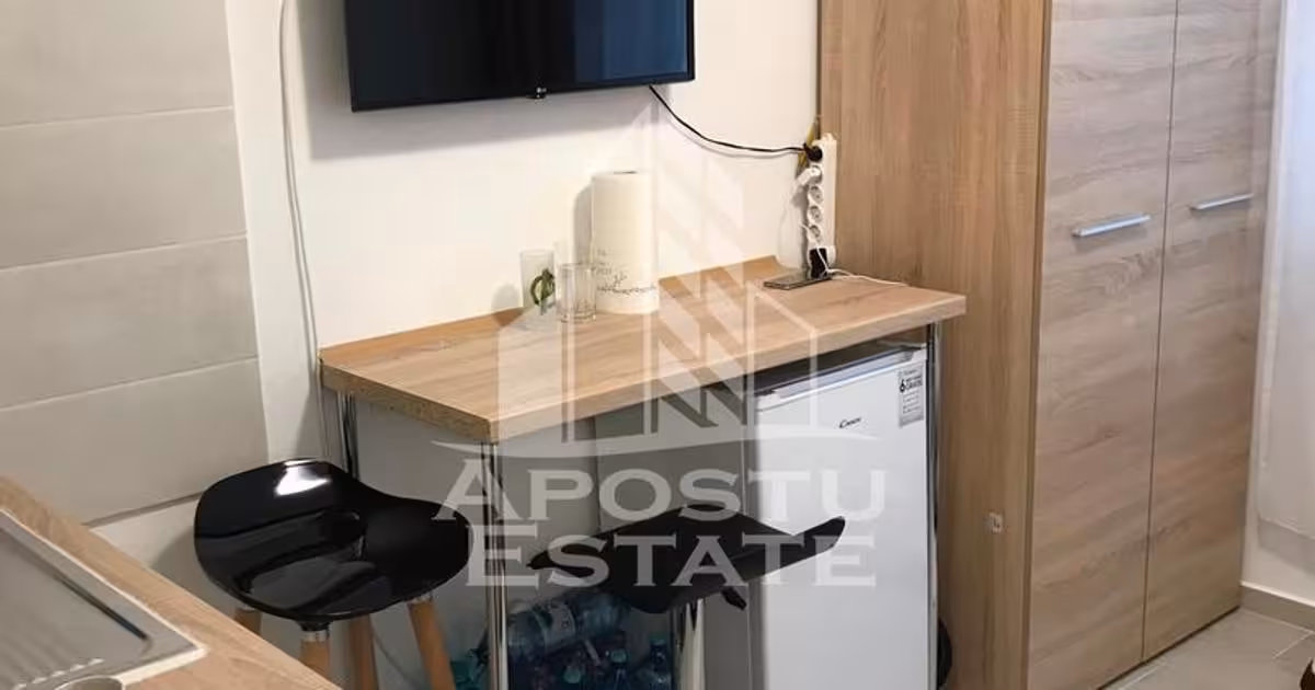 Garsonieră de vânzare, mobilată în zona Circumvalațiunii, Timișoara