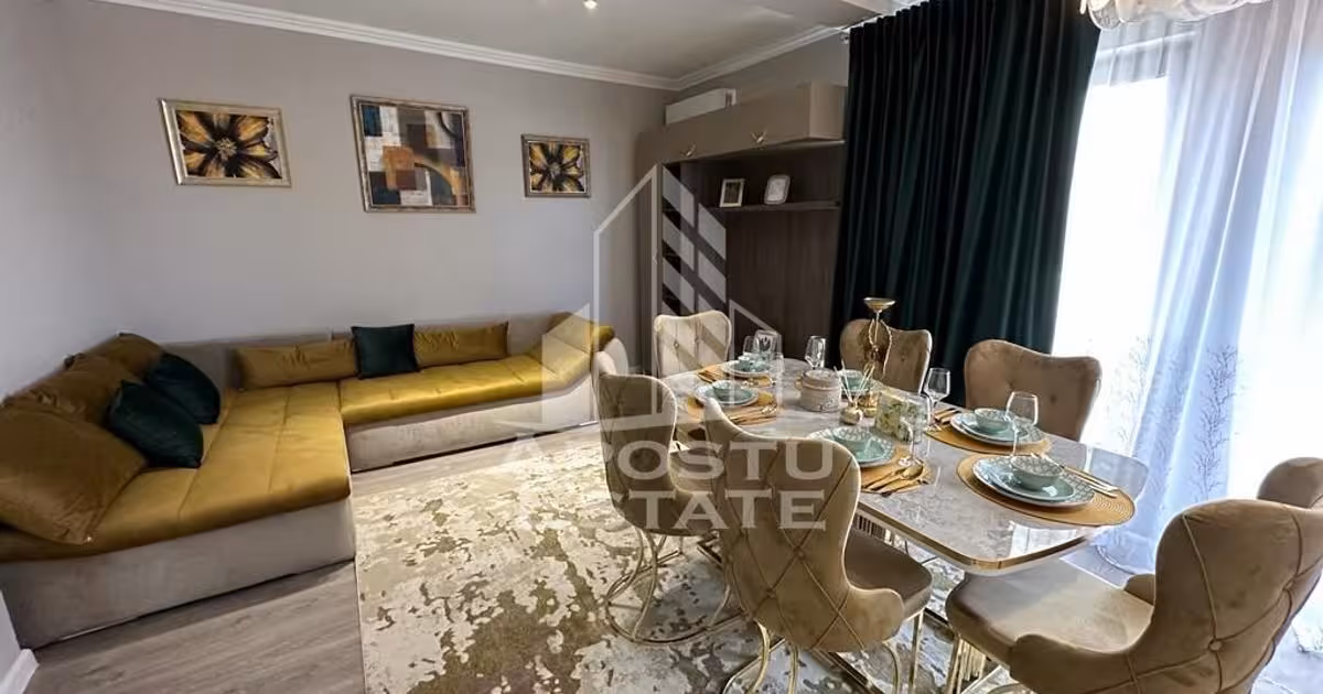 Apartament de vânzare cu 2 camere, mobilat în Dumbrăvița