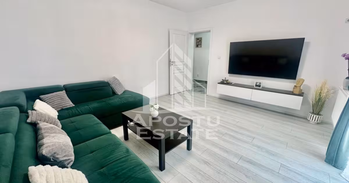 Apartament de vânzare cu 2 camere, mobilat în Giroc