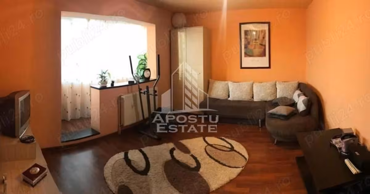 Apartament de vânzare cu 3 camere, mobilat în zona Cetății, Timișoara