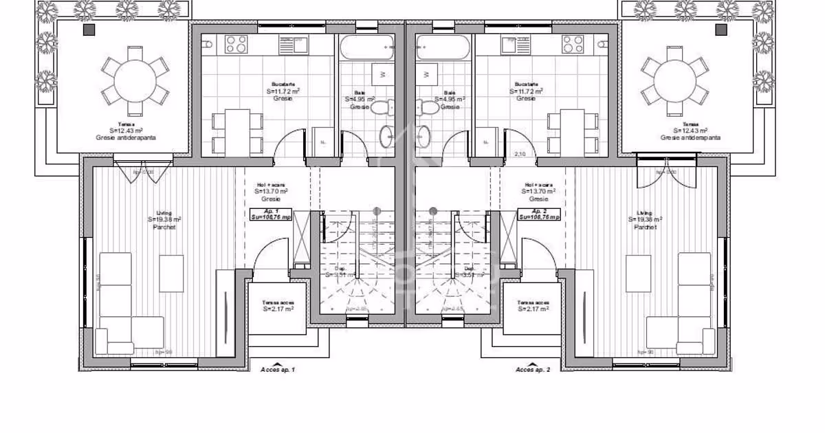 Duplex de vânzare cu 4 camere în Giroc