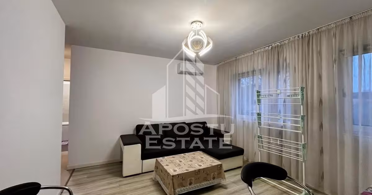 Apartament de vânzare cu 2 camere, mobilat în zona Aradului, Timișoara