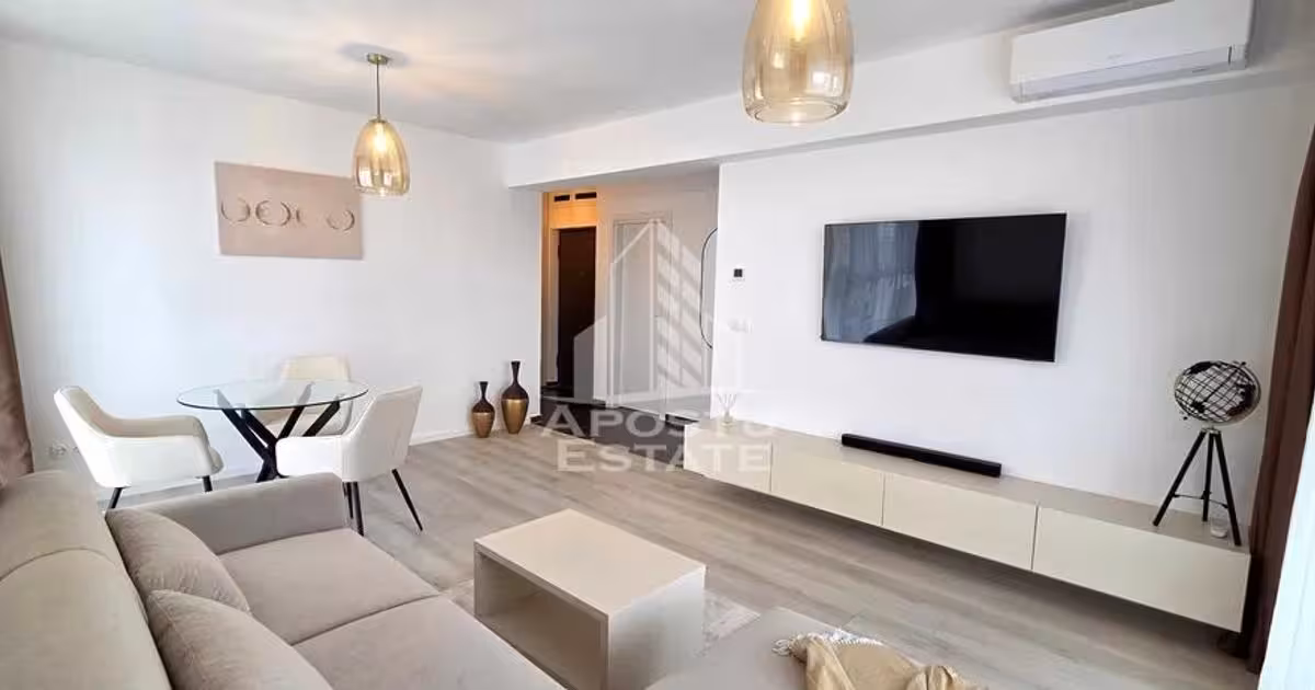 Apartament de vânzare cu 2 camere, mobilat în zona Lipovei, Timișoara