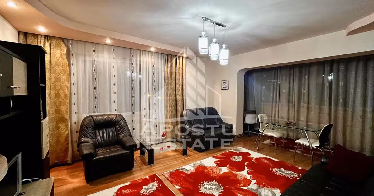 Apartament de vânzare cu 3 camere, mobilat în zona Tipografilor, Timișoara