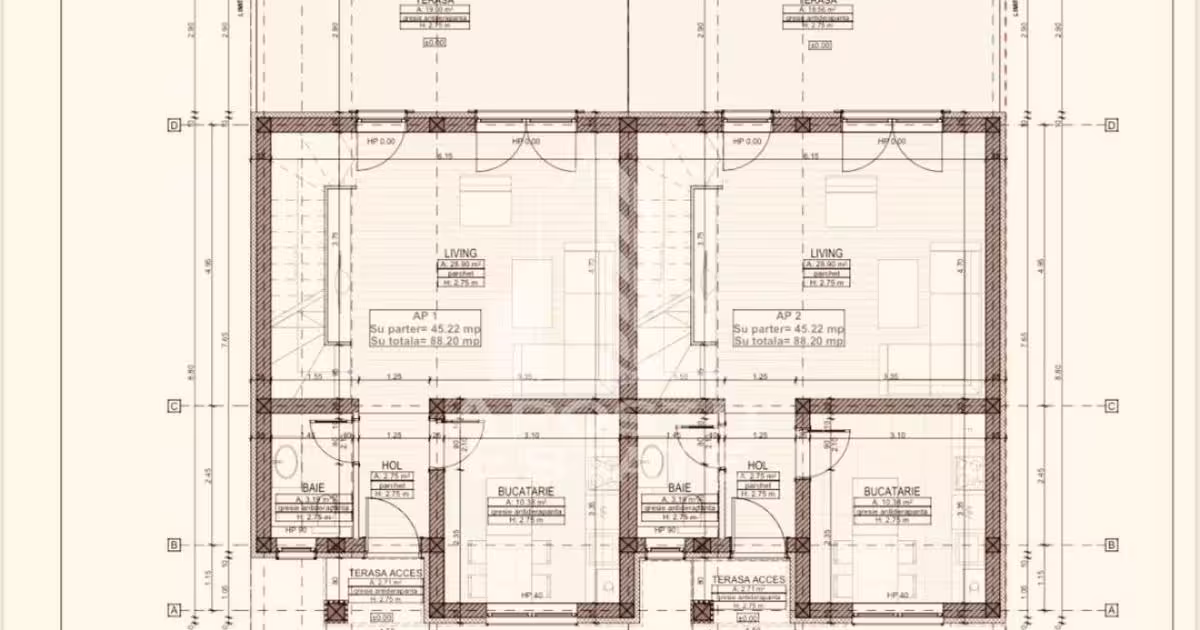 Duplex de vânzare cu 3 camere în Giroc