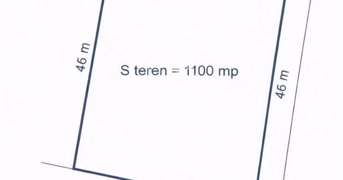Teren agricol intravilan de vânzare de 1100 mp, în zona Torontalului, Timișoara