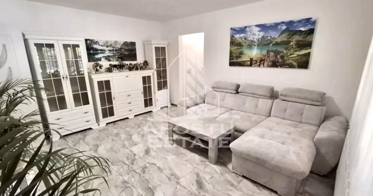 Apartament de vânzare cu 2 camere, mobilat în zona Dâmbovița, Timișoara