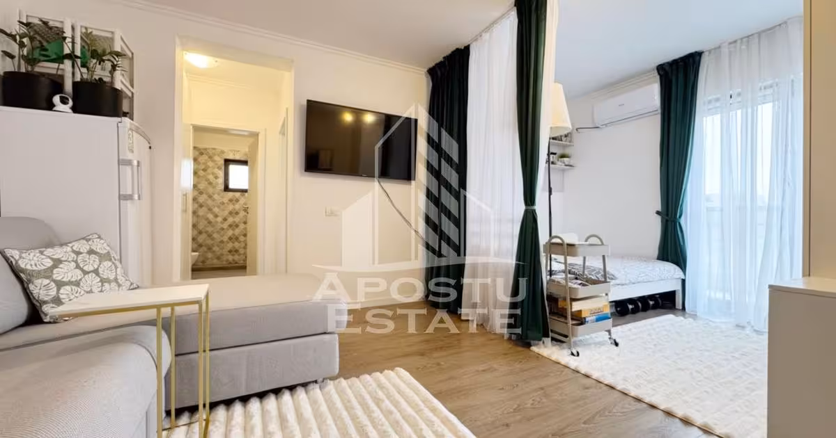 Apartament de vânzare cu 2 camere, mobilat în Giroc