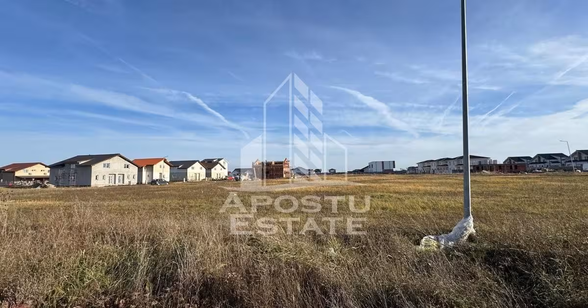 Teren Construcții intravilan de vânzare de 600 mp, în Moșnița Nouă