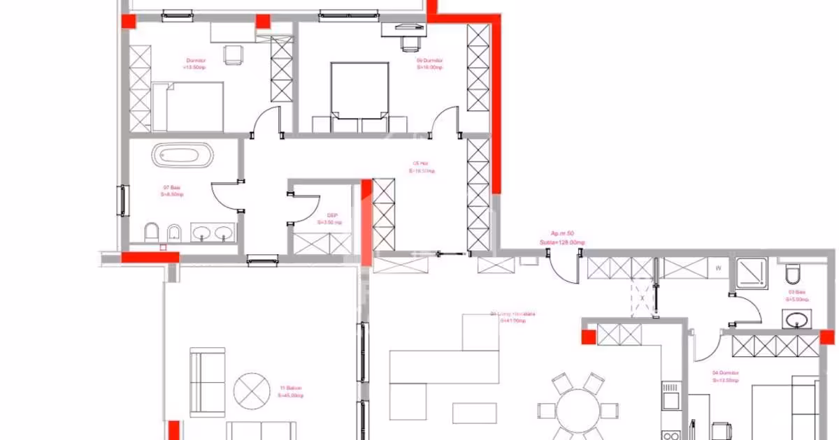 Penthouse de vânzare cu 4 camere în zona Torontalului, Timișoara