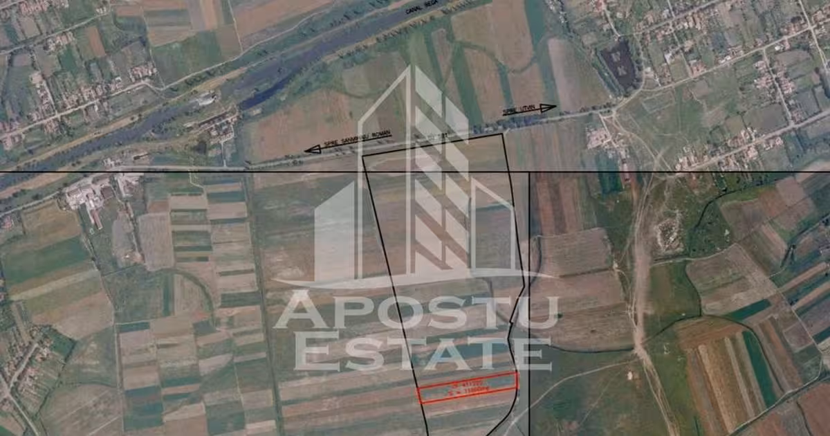 Teren agricol extravilan de vânzare de 11600 mp, în Utvin