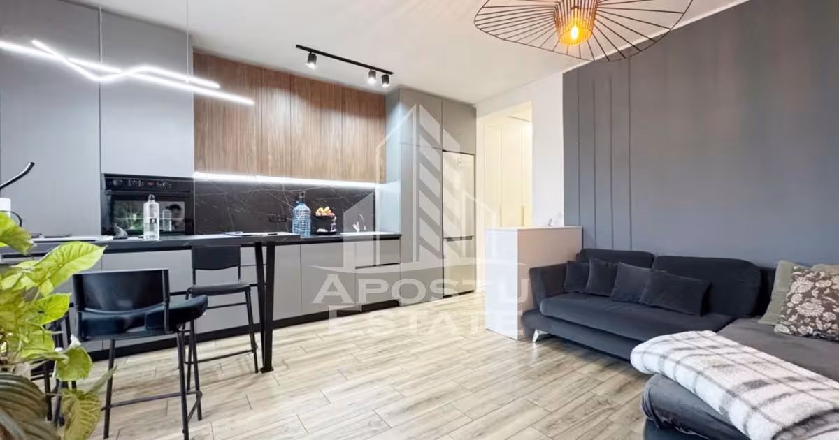 Apartament de vânzare cu 2 camere, mobilat în Giroc
