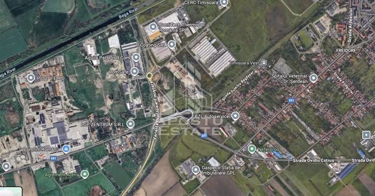 Teren Construcții intravilan de vânzare de 3031 mp, în zona Freidorf, Timișoara
