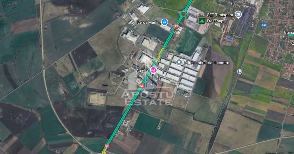 Teren Construcții intravilan de vânzare de 1650 mp, în Giroc