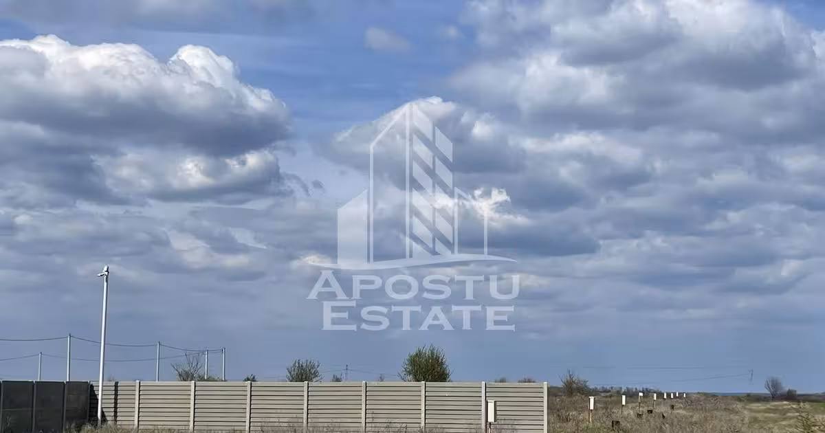 Teren Construcții intravilan de vânzare de 617 mp, în Moșnița Nouă