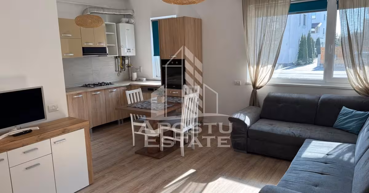 Apartament de vânzare cu 3 camere, mobilat în Dumbrăvița