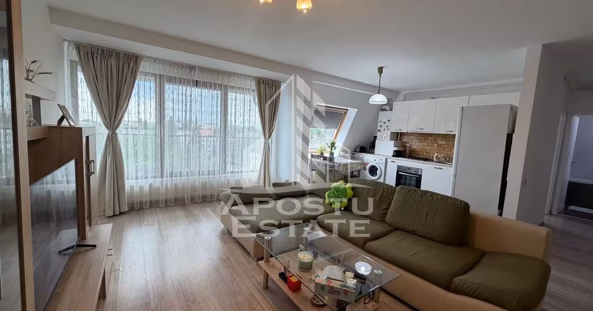 Apartament de vânzare cu 2 camere, mobilat în zona Lipovei, Timișoara