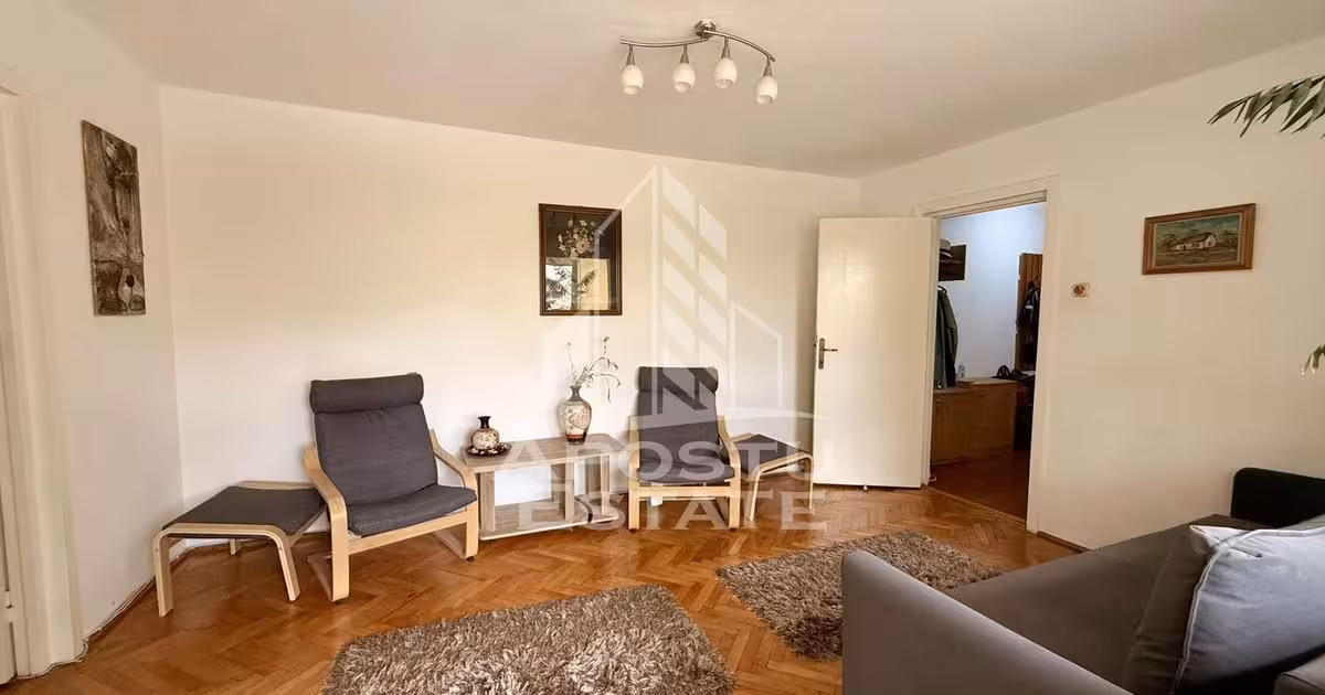 Apartament de vânzare cu 3 camere, mobilat în zona Olimpia-Stadion, Timișoara