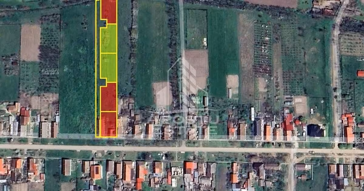 Teren Construcții intravilan de vânzare de 535 mp, în Pădureni (Jebel)