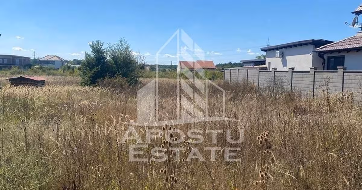 Teren Construcții intravilan de vânzare de 780 mp, în Giarmata-Vii