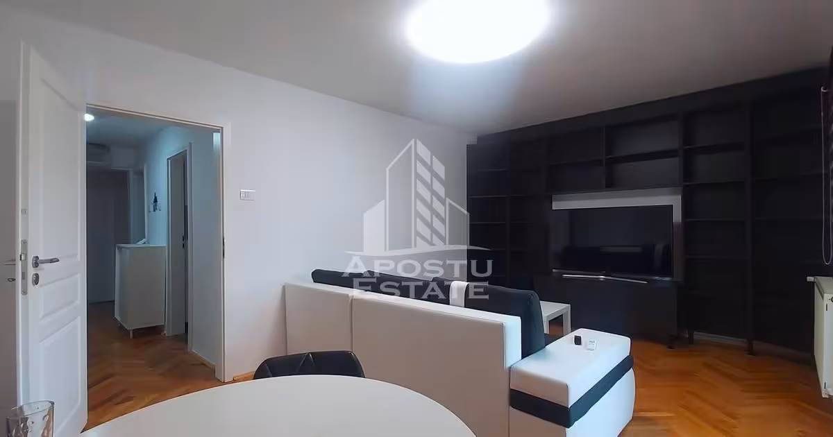 Apartament de vânzare cu 3 camere, mobilat în zona Malul Mureșului, Arad