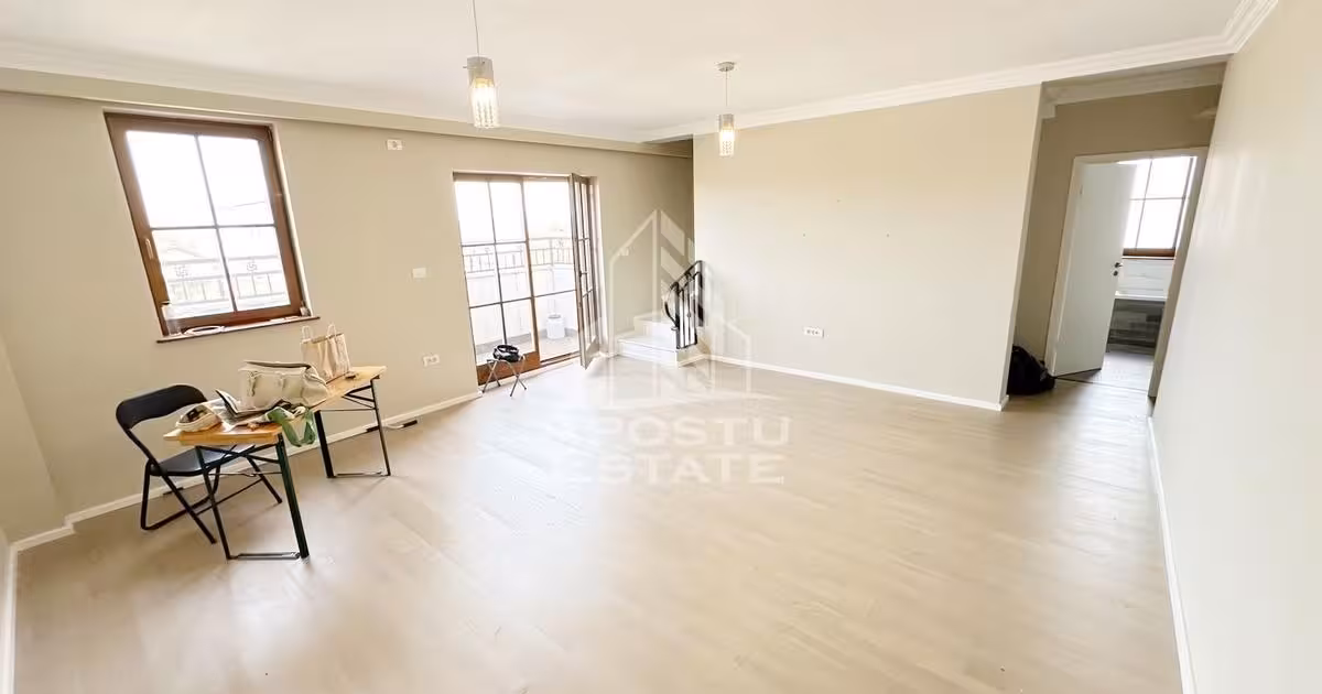 Apartament de vânzare cu 3 camere, mobilat în Giroc