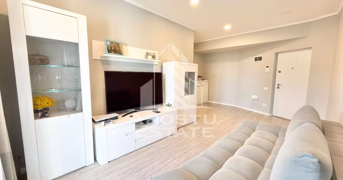 Apartament de vânzare cu 3 camere, mobilat în Giroc