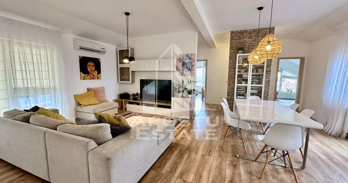 Apartament de vânzare cu 3 camere, mobilat în Giroc