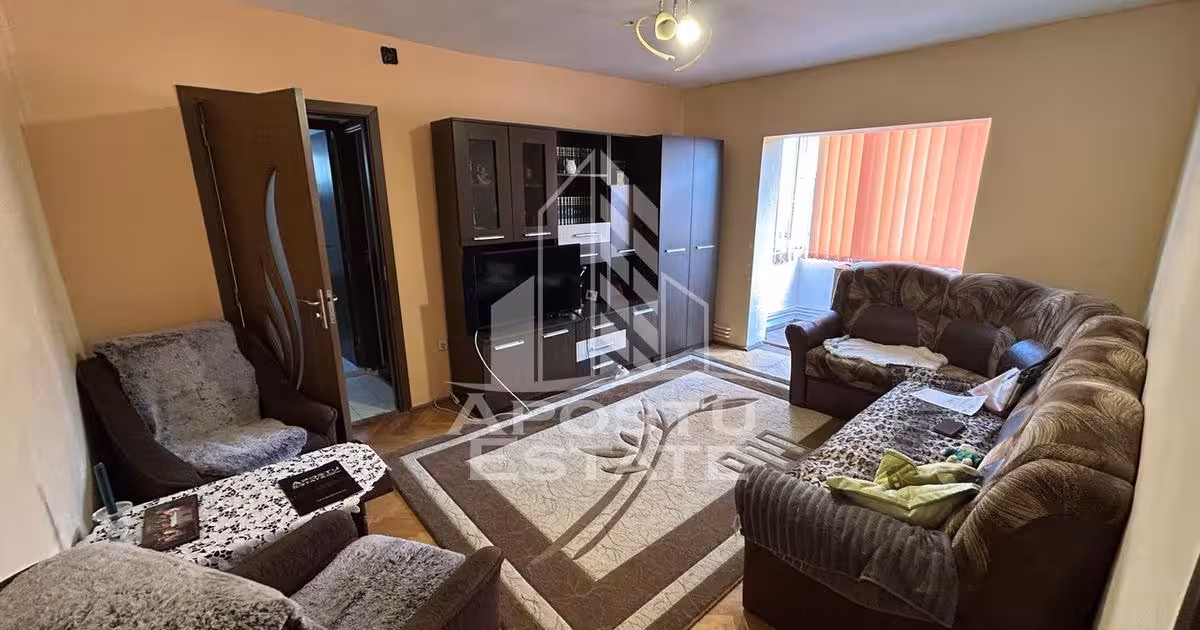 Apartament de vânzare cu 3 camere, mobilat în zona Girocului, Timișoara
